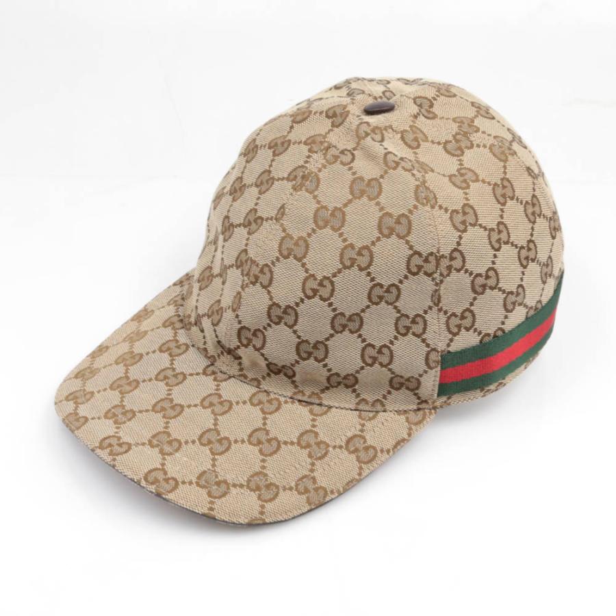 GUCCI（グッチ） キャップ 定番CAP GGキャンバス 200035 KQWBG