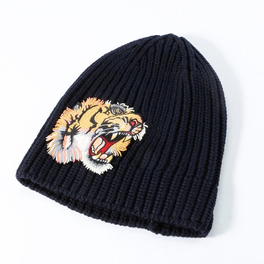 GUCCI（グッチ） ニット帽 GUC・19A タイガーニットキャップ 456367