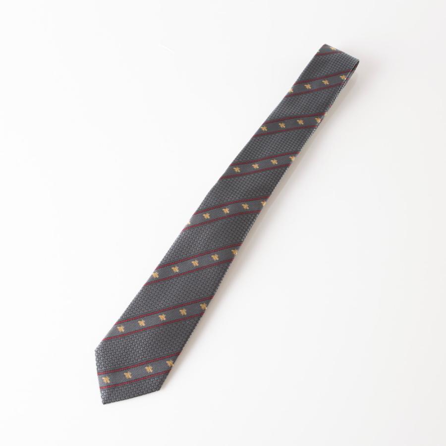 GUCCI（グッチ） ネクタイ ビーロゴストライプ 451528LABOUR フィット