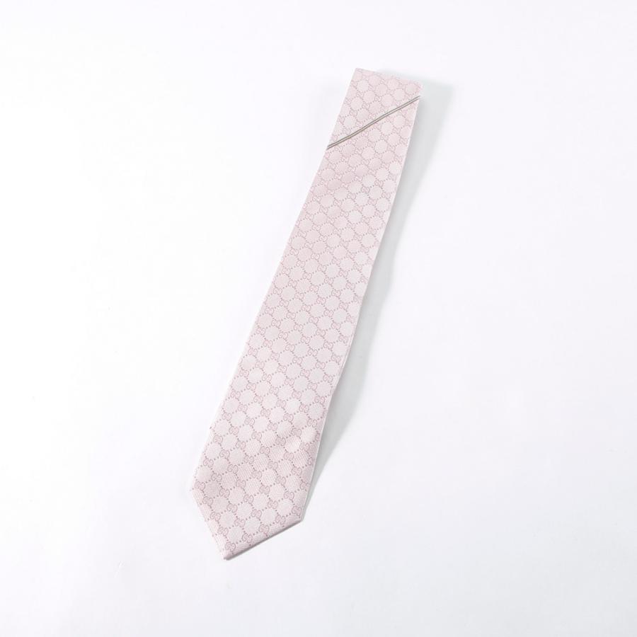 新品 グッチ GUCCI ネクタイ Gプリント ベージュ GUCCI（グッチ） ネクタイ GGパターン シルク イタリア製 8cm幅