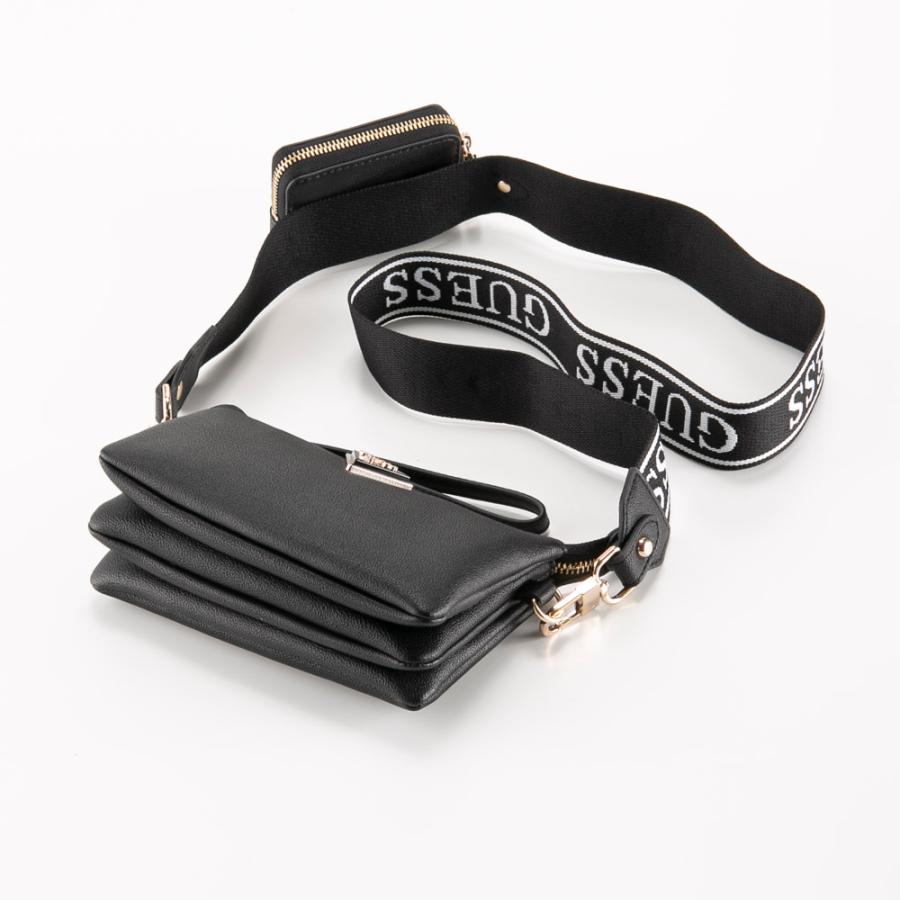 GUESS（ゲス） ショルダーバッグ LATONA Mini Triple Compartment Top