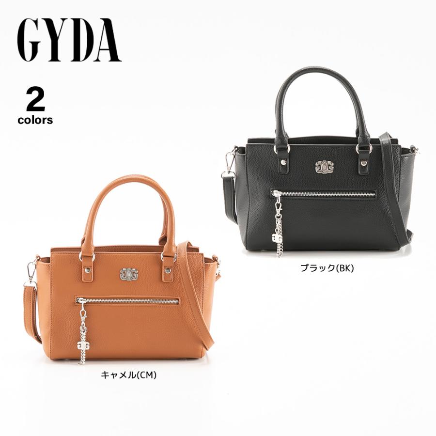 GYDA（ジェイダ） ハンド・トートバッグ シュリンク ショルダー付き GY