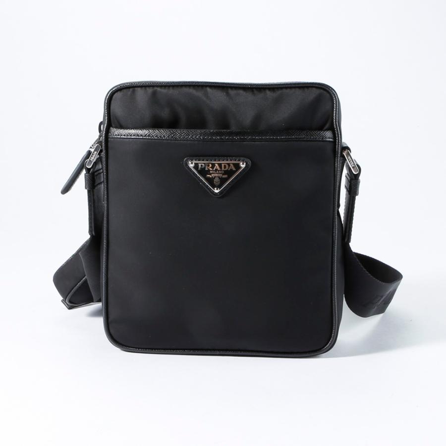 本物プラダ Prada ショルダーバッグ Renylon Saffiano 縦型ショルダー ポーチ付 Nero 2vh112 2dmh Wopギフトラッピング無料 バッグ メンズファッション ファッション 78 581 Harmonypest Com