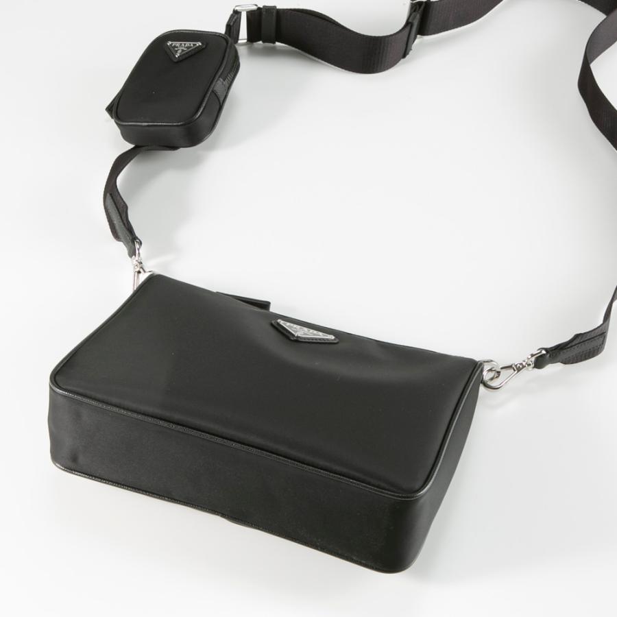 PRADA プラダ ショルダーバッグ ReNylon+SAFFIANO 横型 PRADA プラダ ショルダーバッグ ReNylon+SAFFIANO 横型
