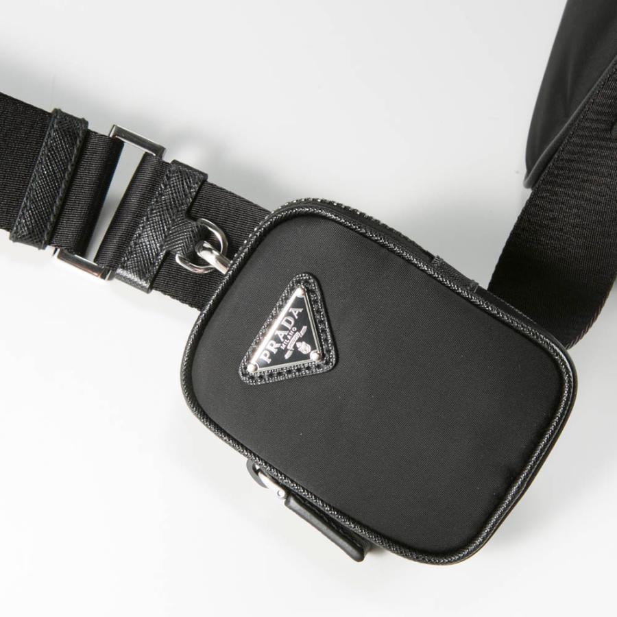PRADA プラダ ショルダーバッグ ReNylon+SAFFIANO 横型 PRADA プラダ ショルダーバッグ ReNylon+SAFFIANO 横型
