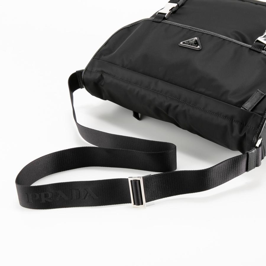 【PRADA】国内発送 ReNylon SAFFIANO フラップショルダー プラダ PRADA プラダ ReNylon+SAFFIANO フラップショルダー/NERO 2VD052