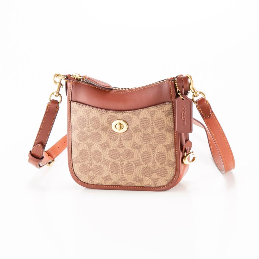 COACH（コーチ） ショルダーバッグ CHAISE シグネチャー ミニクロス 