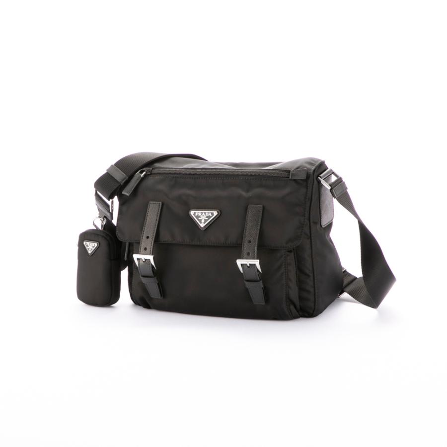 PRADA（プラダ） PRADA ReNylon フラップWベルトショルダーバッグ