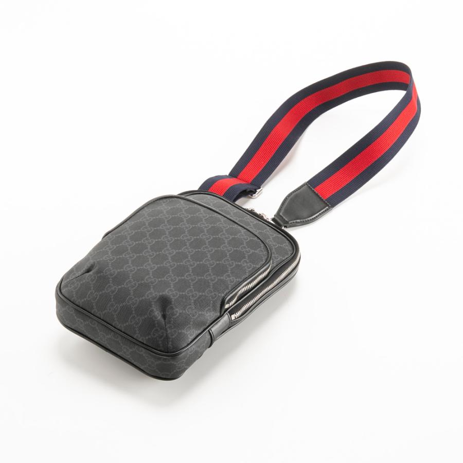 美品✨GUCCI 1436 ボディバッグ レザー ブラック Gucci ブラックレザー ボディバッグ