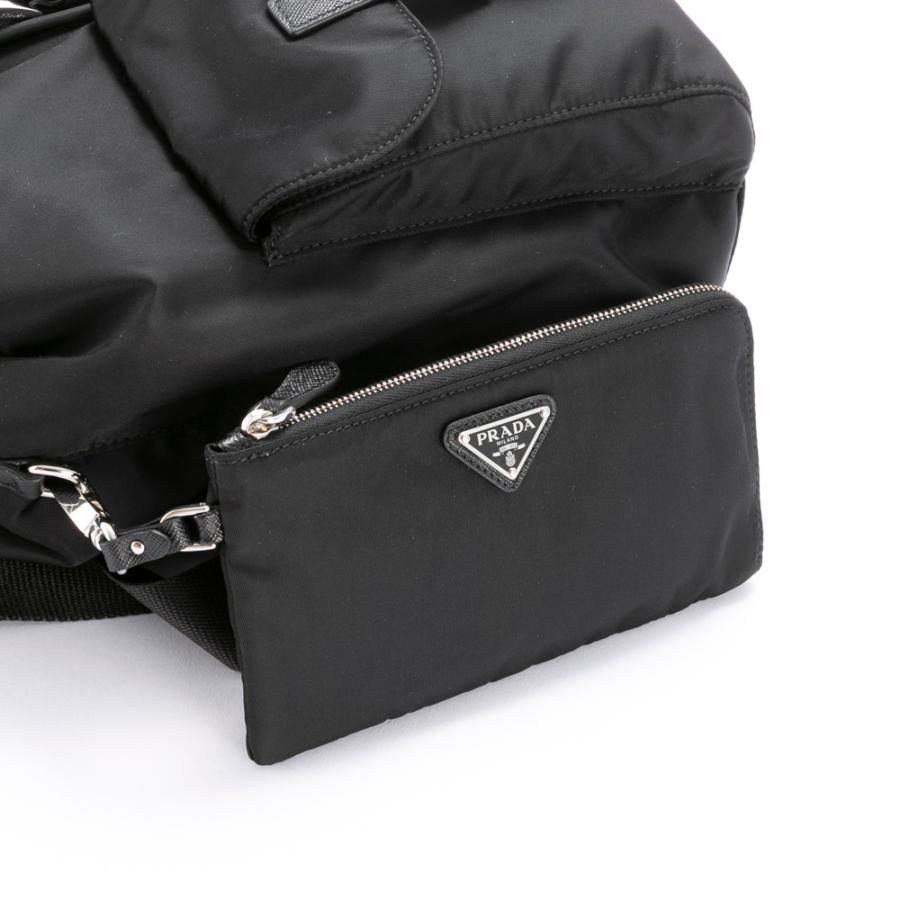 PRADA（プラダ） PRADA ReNylon Wポケット付きリュック 1BZ811 RV44