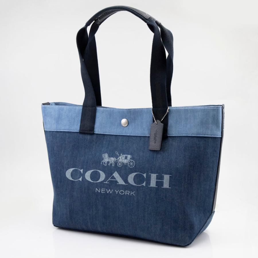 COACH（コーチ） ハンド・トートバッグ ロゴデニムキャンバス 91131