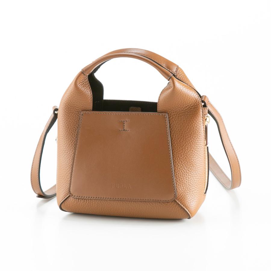 フルラ FURLA ハンド・トートバッグ GILDA MINI TOTE/COGNAC h+NERO WB00583-BX0181　フィットハウス｜fithouse