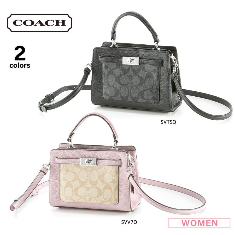 COACH コーチ ハンド・トートバッグ シグネチャー ミニ レーン カラー 