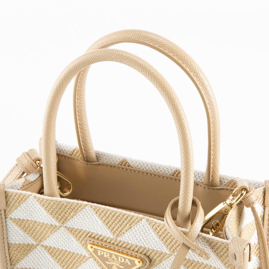 プラダ PRADA TRIANGOLO JACQUARD トライアングル ジャガード ミニトートバッグ 1BA355 2FKL OOM　フィットハウス｜fithouse｜05