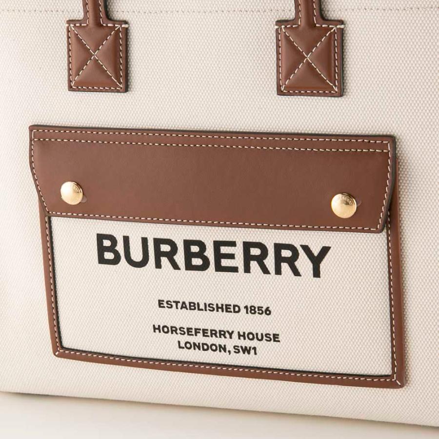 BURBERRY（バーバリー） ハンド・トートバッグ ツートン キャンバス SM