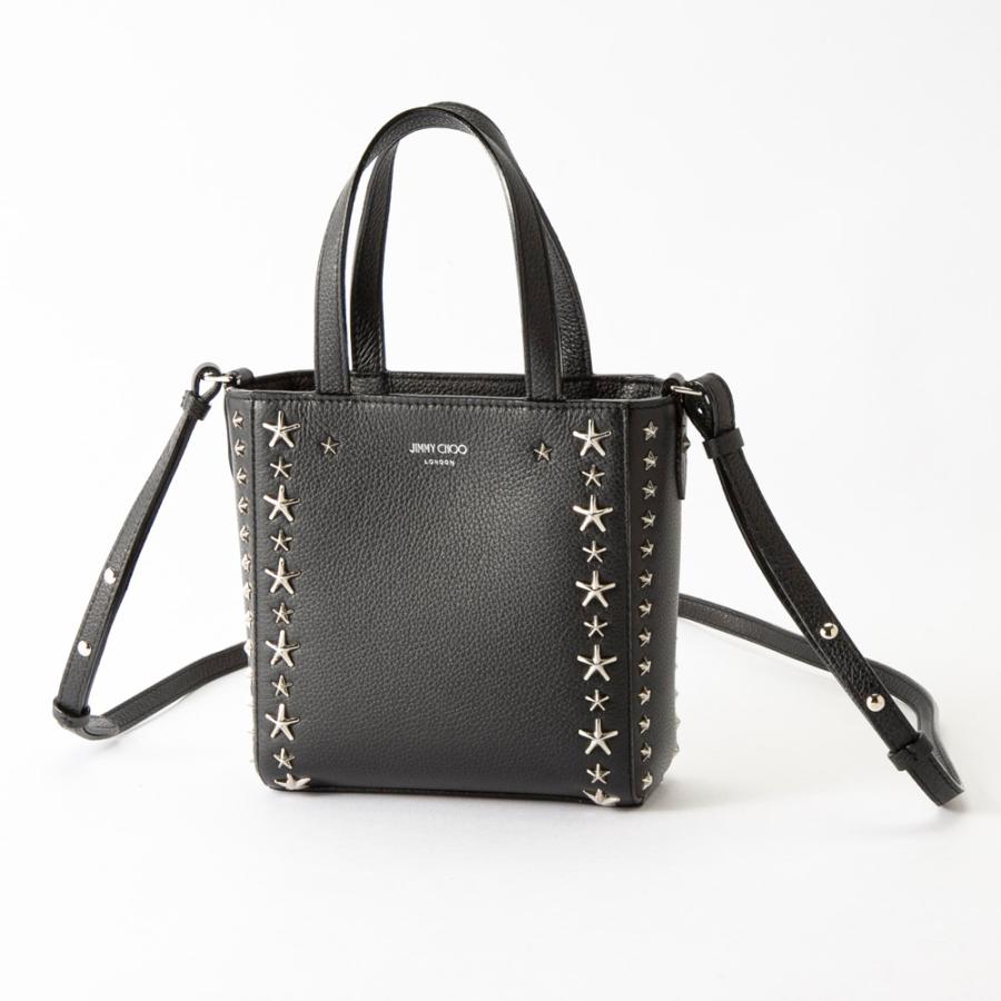 JIMMY CHOO ジミーチュウ シルバースタースタッズ付き ミニ 
