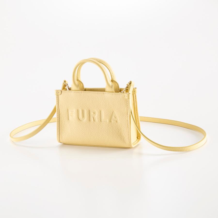 新品■フルラFURLA■トップハンドルバッグ■ゴールド FURLA（フルラ） ハンド・トートバッグ NIOBE MICRO TOTE/POP CORN