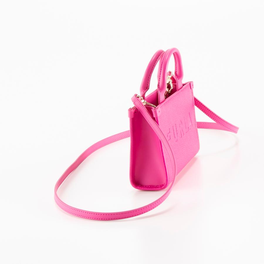 FURLA（フルラ） ハンド・トートバッグ NIOBE MICRO TOTE/POWER PINK