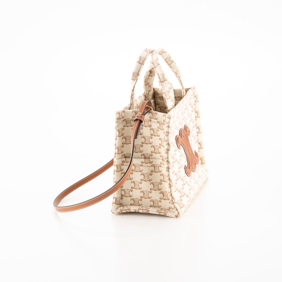 CELINE（セリーヌ） CELINE SMALL CABAS テキスタイルトートバッグ