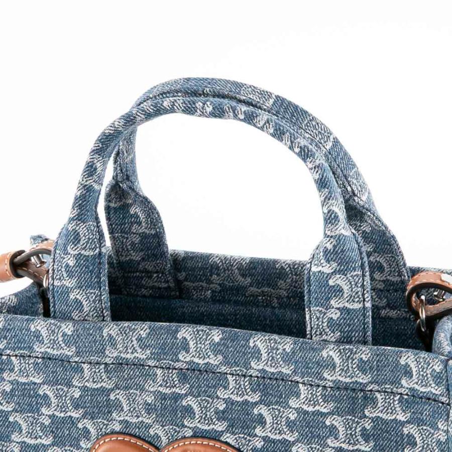 CELINE（セリーヌ） CELINE SMALL CABAS テキスタイルトートバッグ
