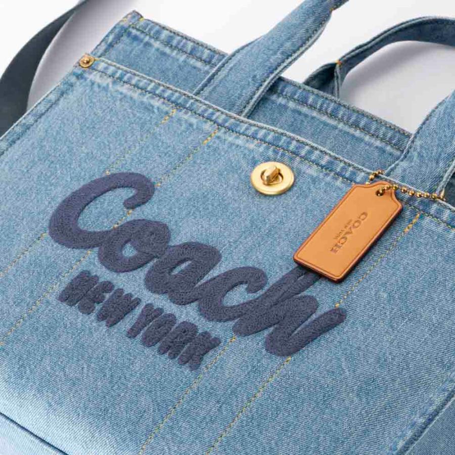 COACH（コーチ） ハンド・トートバッグ ロゴカーゴトート デニム CR657