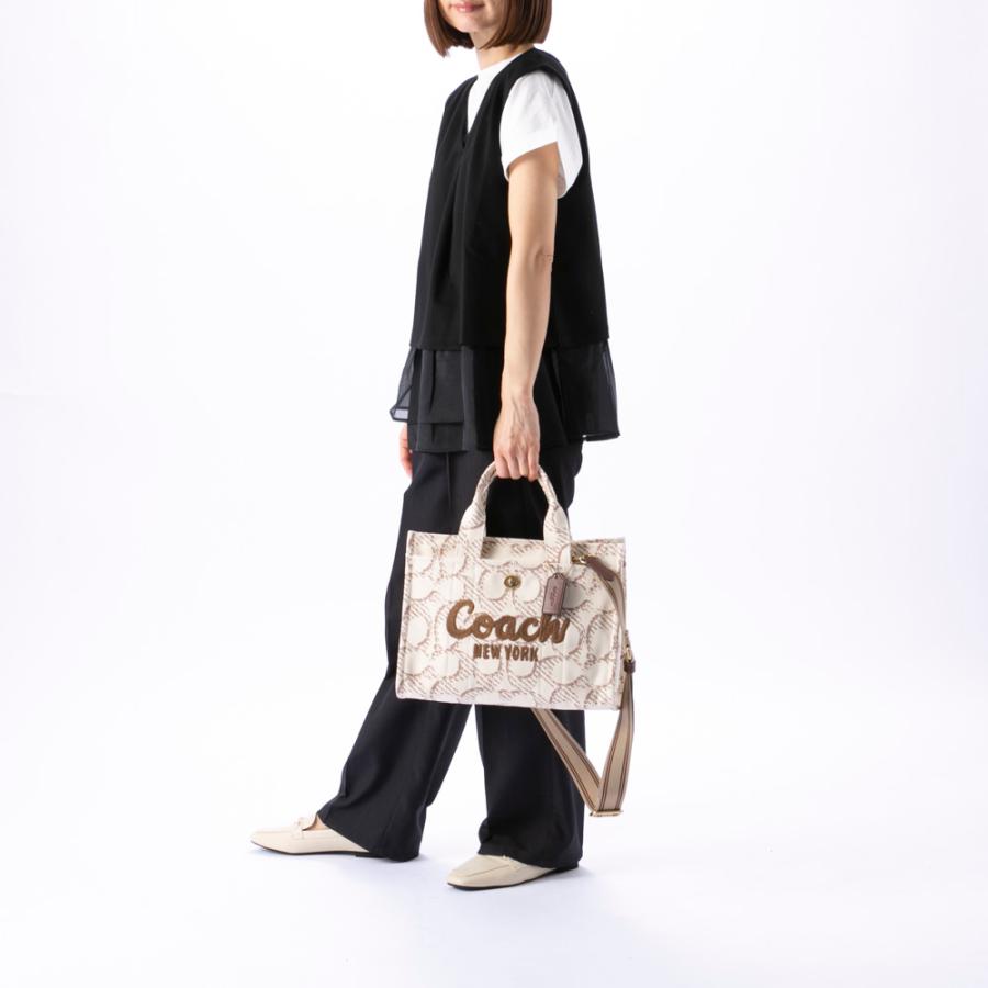 COACH（コーチ） ハンド・トートバッグ シグネチャー ロゴ カーゴ 
