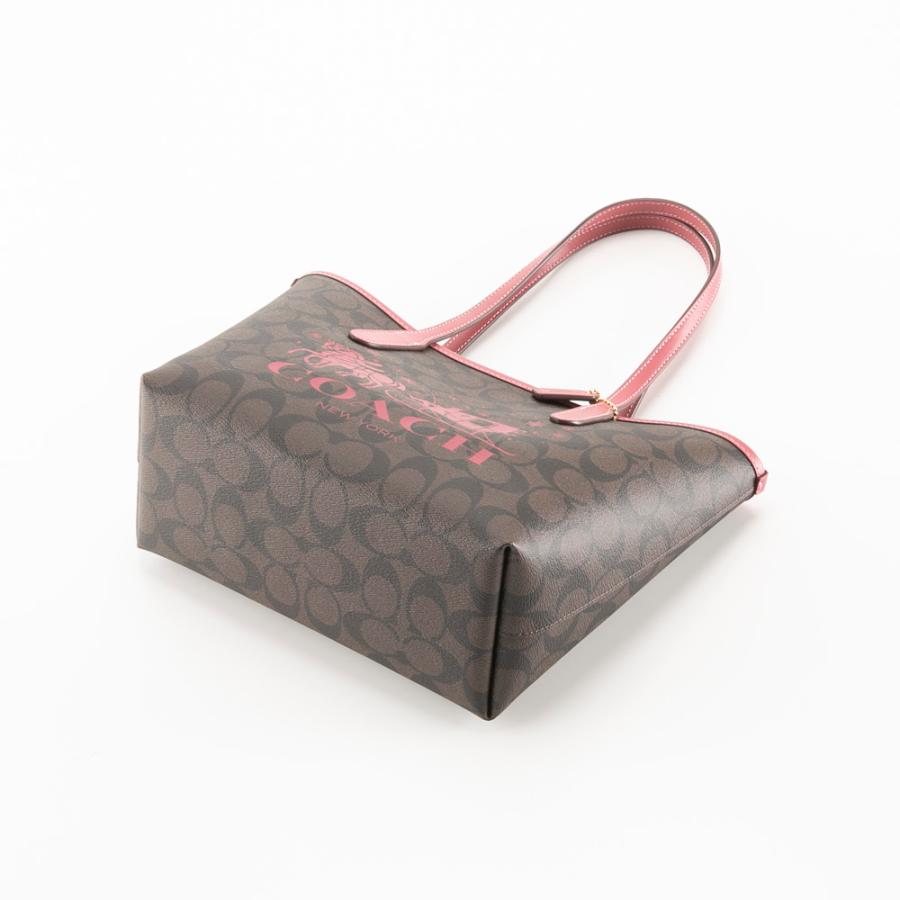 COACH（コーチ） ミニ シティ トートバッグ シグネチャー キャンバス