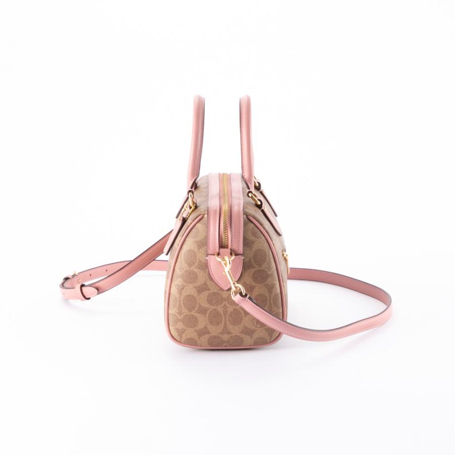COACH（コーチ） ボストンバッグ ローワン サッチェル シグネチャー