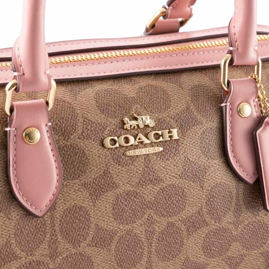 COACH（コーチ） ボストンバッグ ローワン サッチェル シグネチャー