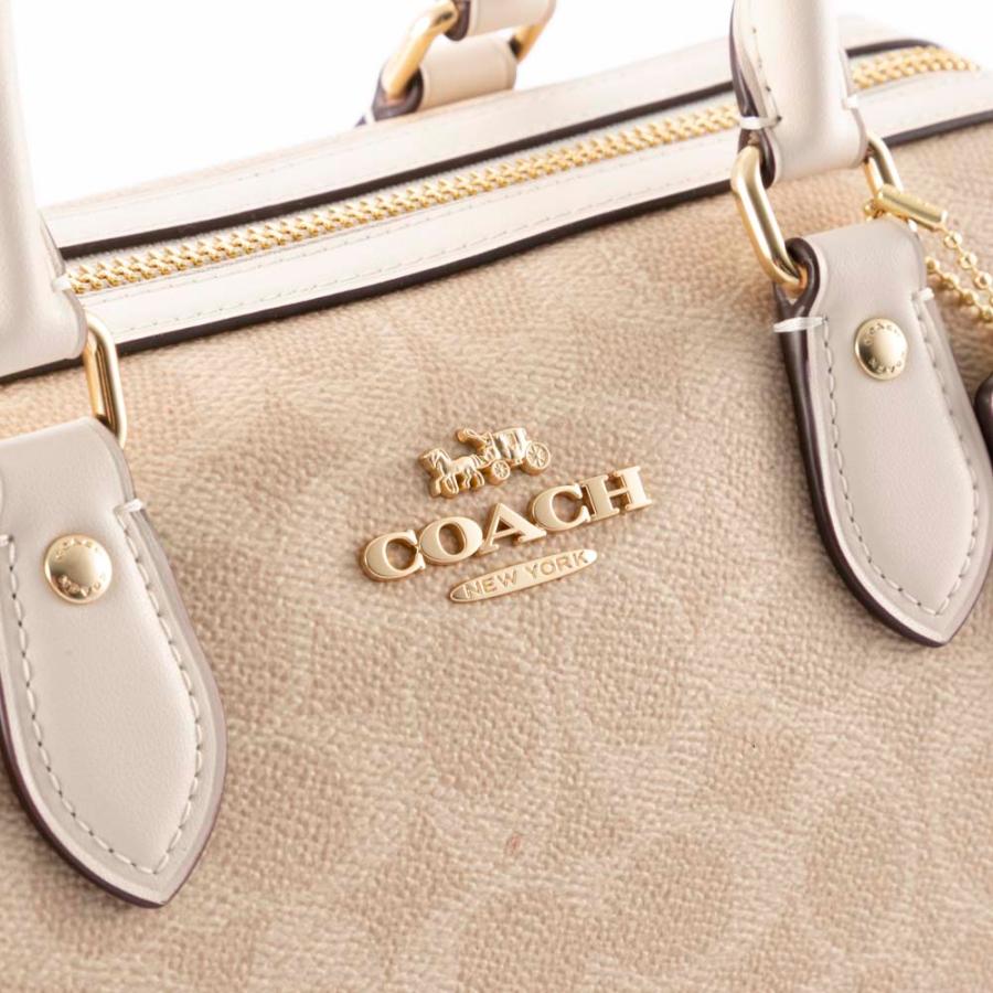 COACH（コーチ） ボストンバッグ ローワン サッチェル シグネチャー