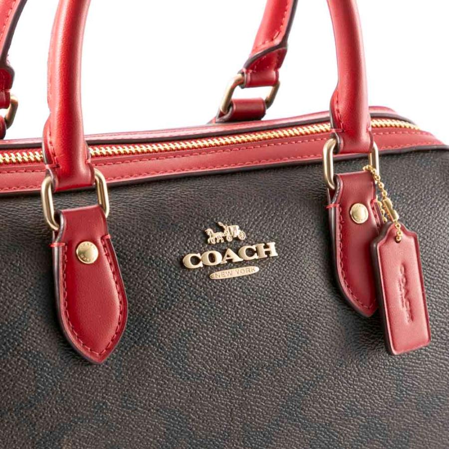 COACH（コーチ） ボストンバッグ ローワン サッチェル シグネチャー