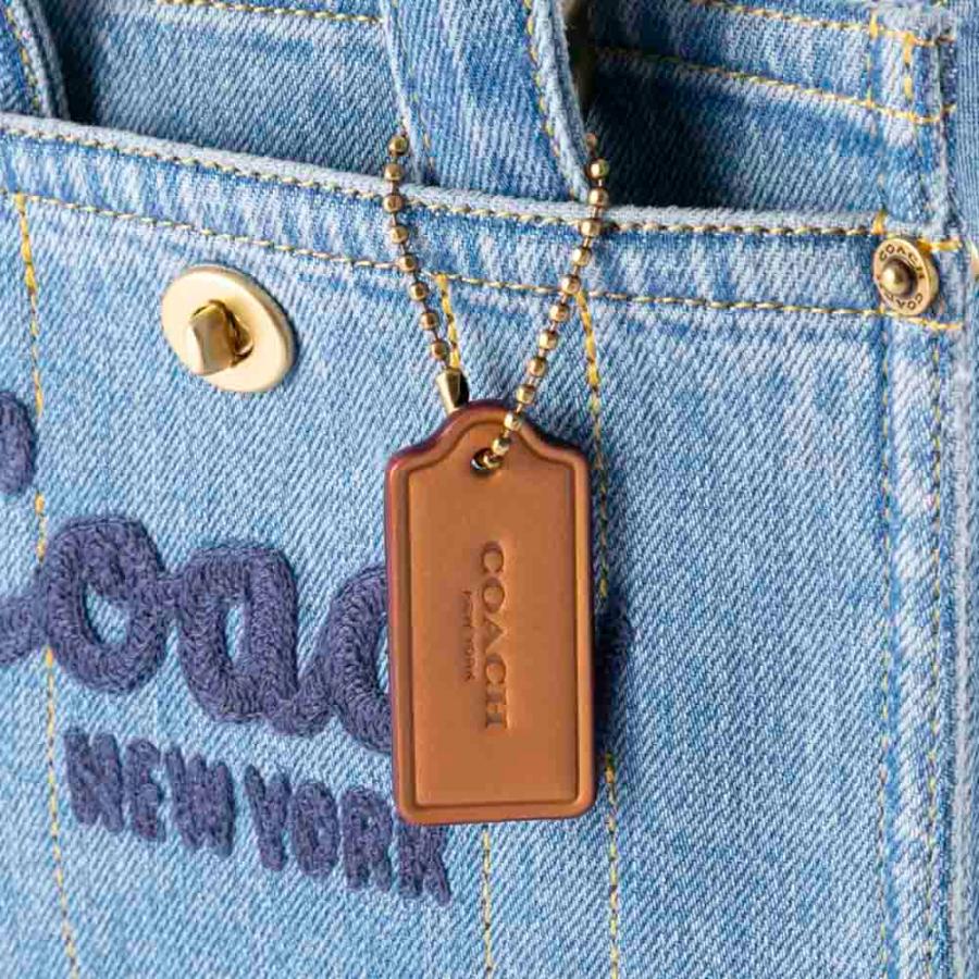 COACH（コーチ） トートバッグ ロゴカーゴトート 20 デニム CZ098