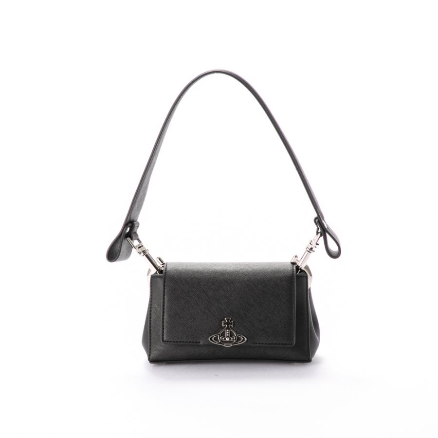 ヴィヴィアンウエストウッド Vivienne Westwood HAZEL SMALL HANDBAG ヘーゼル チェーンショルダー付きハンドバッグ 46030001W-S0021　フィットハウスの画像