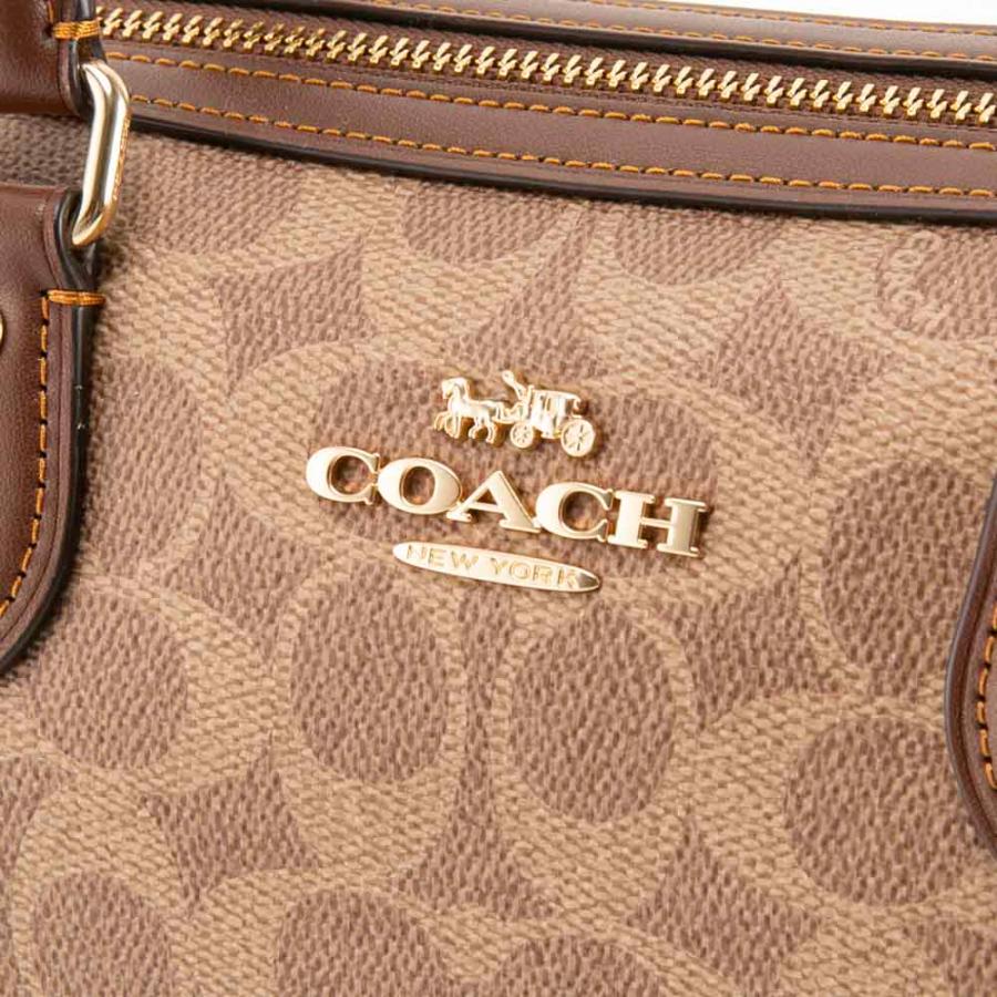 COACH（コーチ） ボストンバッグ ローワン サッチェル シグネチャー