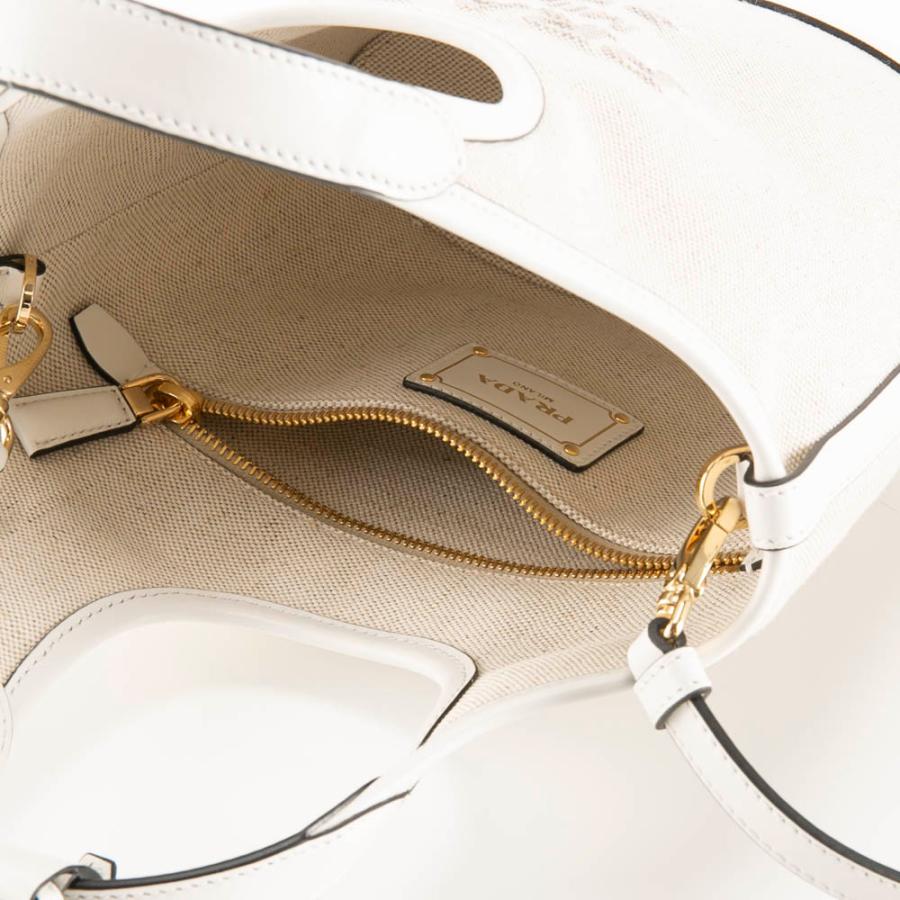 PRADA（プラダ） 【WEB限定価格】プラダ リネンブレンド+レザー ミニ