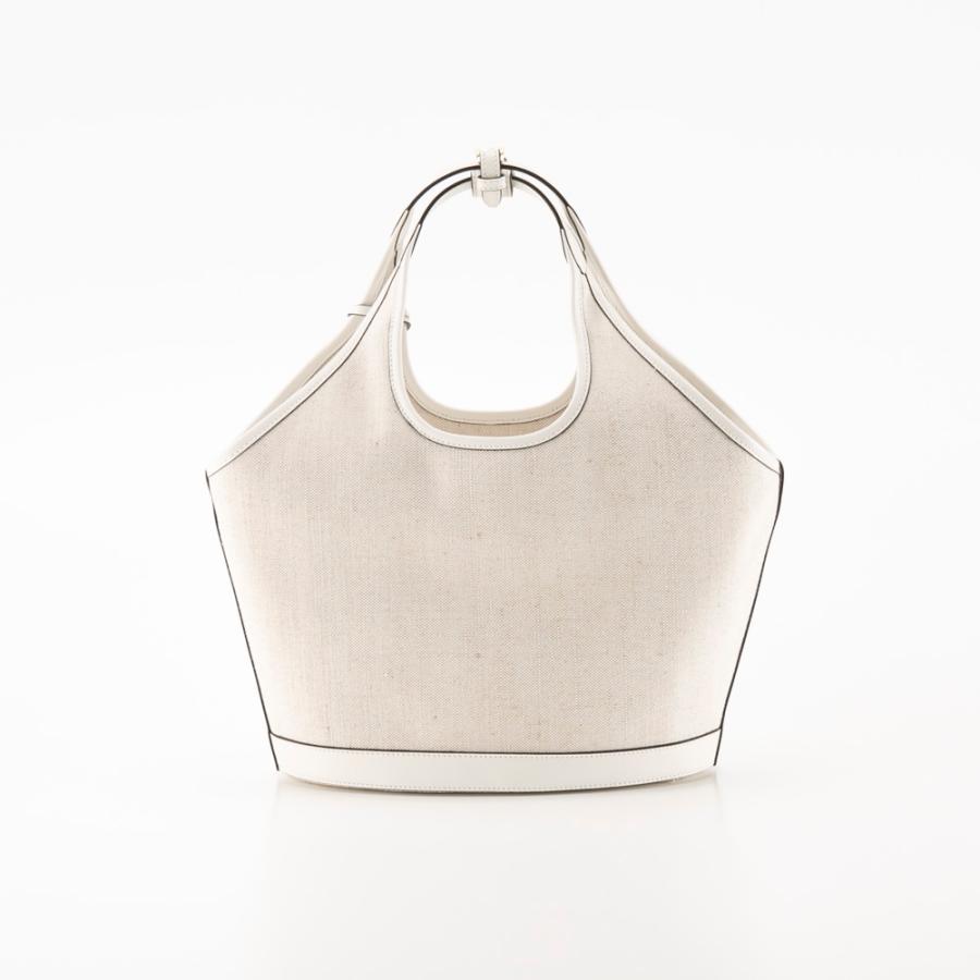 PRADA リネンブレンド+レザー MD トートバッグ 1BG471 2DLI OAH PRADA 【WEB限定価格】プラダ リネンブレンド+レザー MD トート