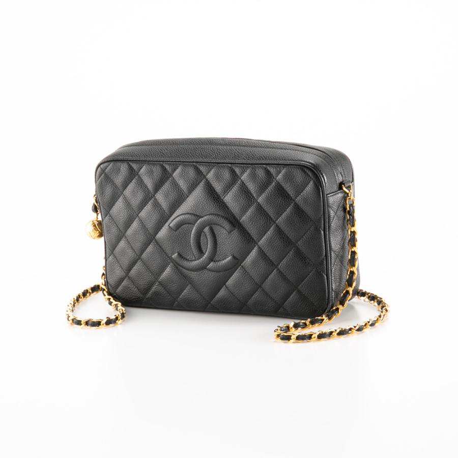 ヴィンテージ・中古】シャネル CHANEL キャビアスキンチェーン 