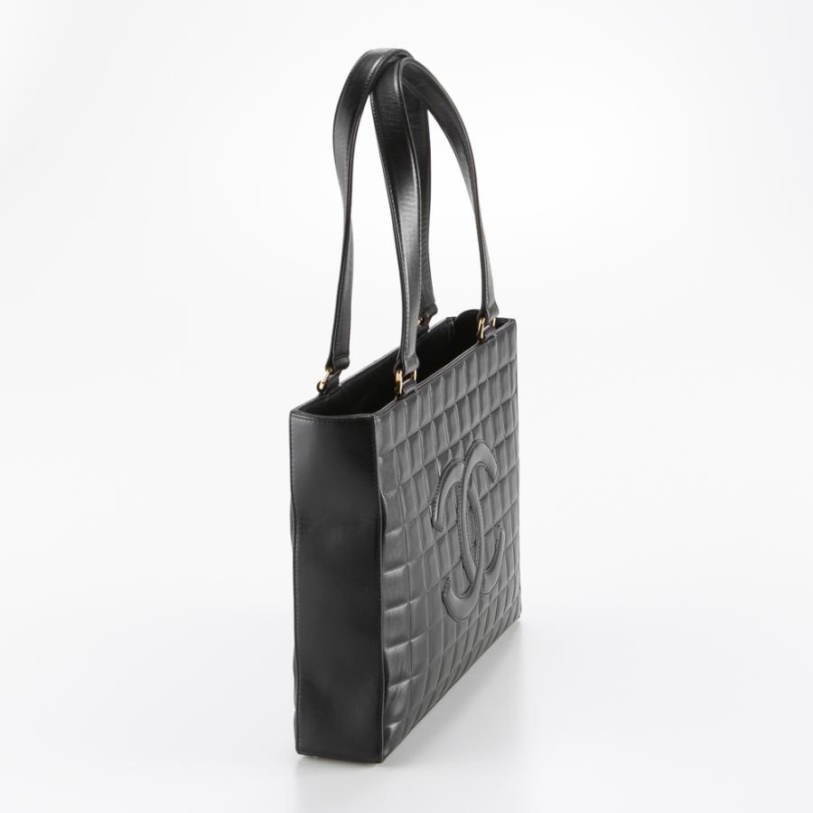 CHANEL 【ヴィンテージ・中古】シャネル チョコバートートバッグ MD 