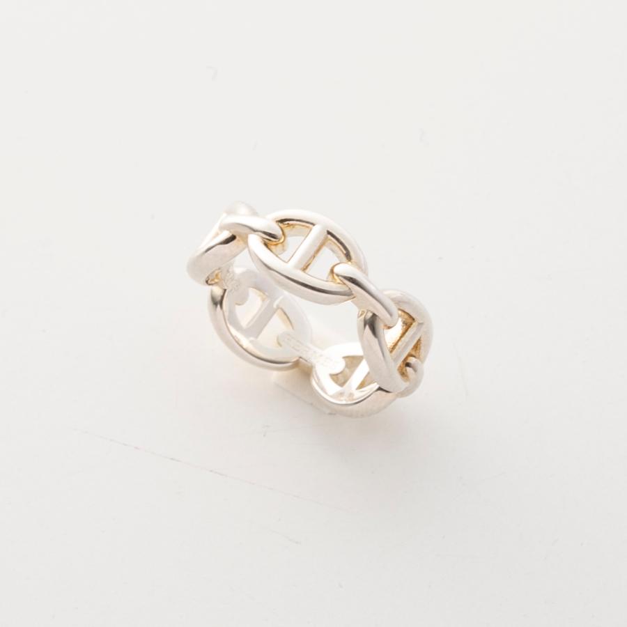 HERMES 【ヴィンテージ・中古】エルメス 指輪 シェーヌダンクル 1連  