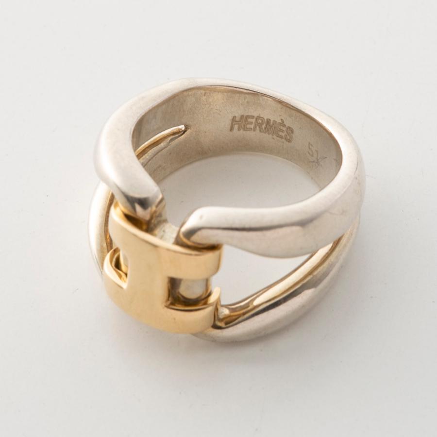 HERMES エルメス ヴィンテージ リング　指輪 HERMES 【ヴィンテージ・中古】エルメス 指輪 ヒストリーリング