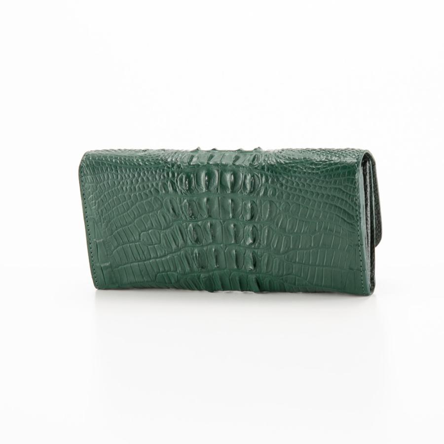 RODANIA（ロダニア） クロコダイル かぶせ長財布 RDOC9965 フィット