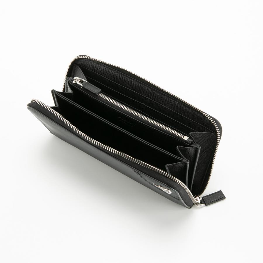 プラダ PRADA ラウンド長財布 SAF.METALメンズラウンド長/NERO 2ML317-QME　フィットハウスの画像
