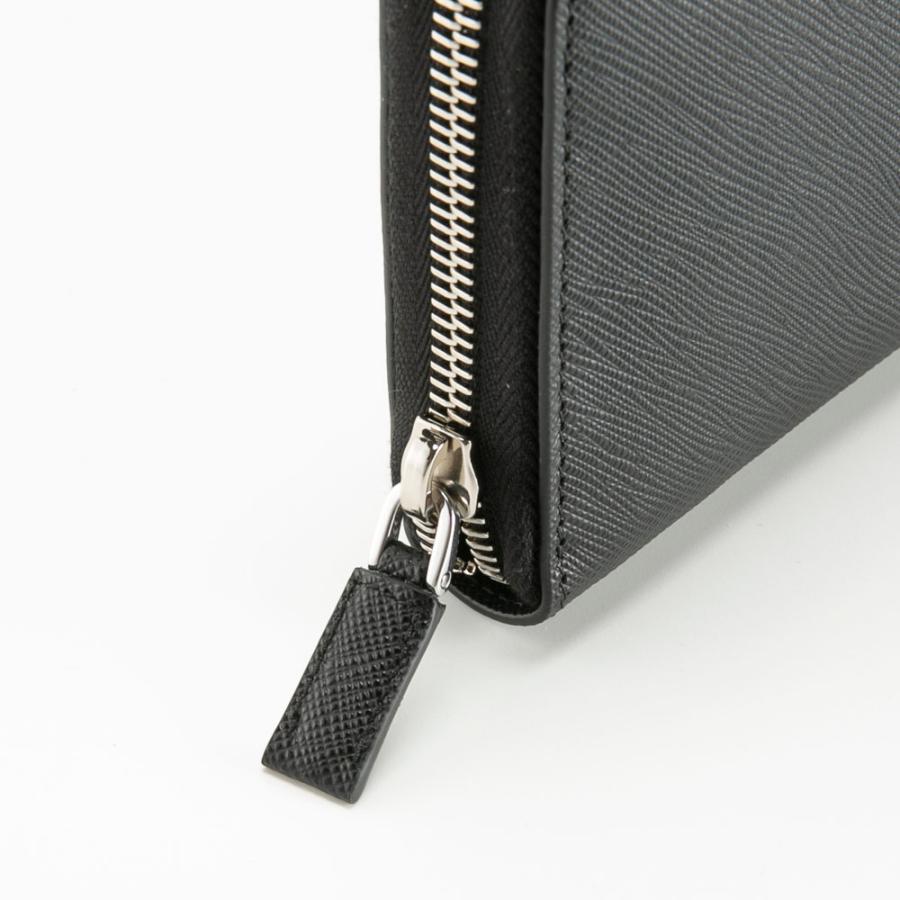 プラダ PRADA ラウンド長財布 SAF.METALメンズラウンド長/NERO 2ML317-QME　フィットハウスの画像