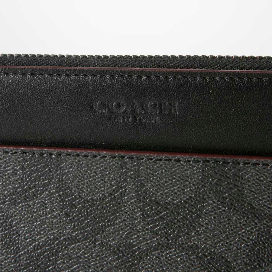 COACH（コーチ） 長財布 オックスブラッド シグネチャー ラウンド