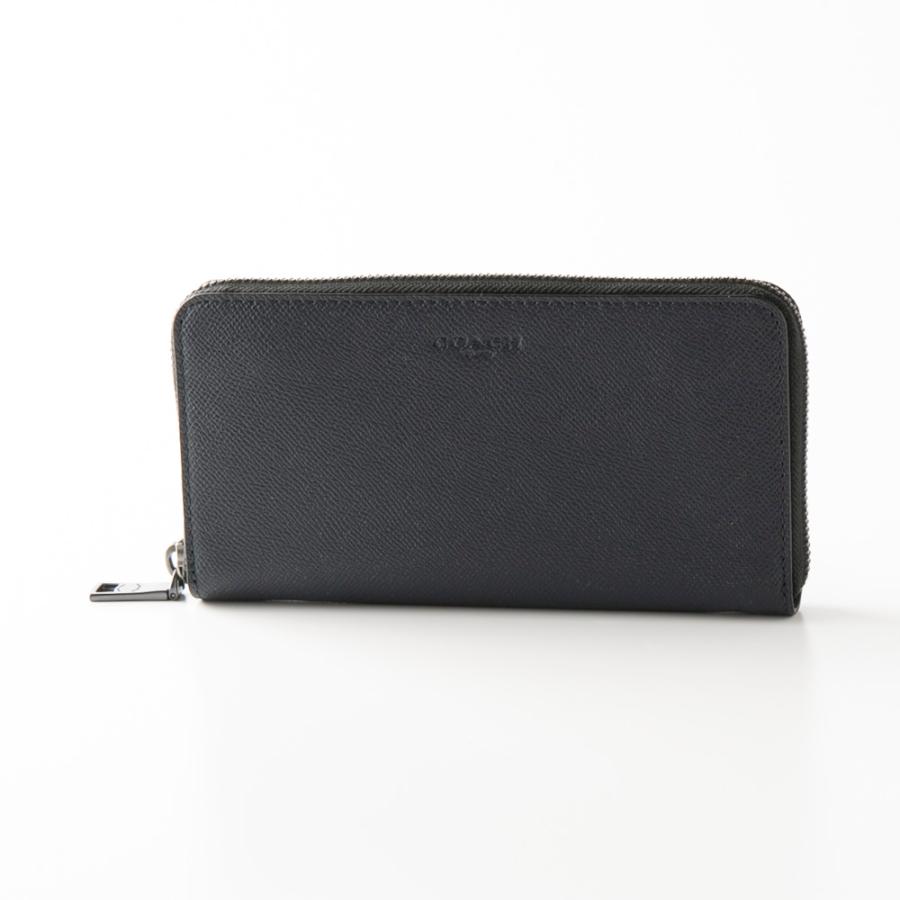 COACH コーチ コンチネンタル ウォレット ブラック クロスグレイン長財布 COACH（コーチ） 長財布 クロスグレイン ラウンド F58107 フィット