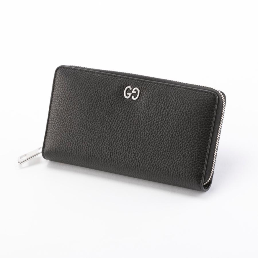 GUCCI（グッチ） GUCCI DORIAN レザー型押しラウンド長財布 473928