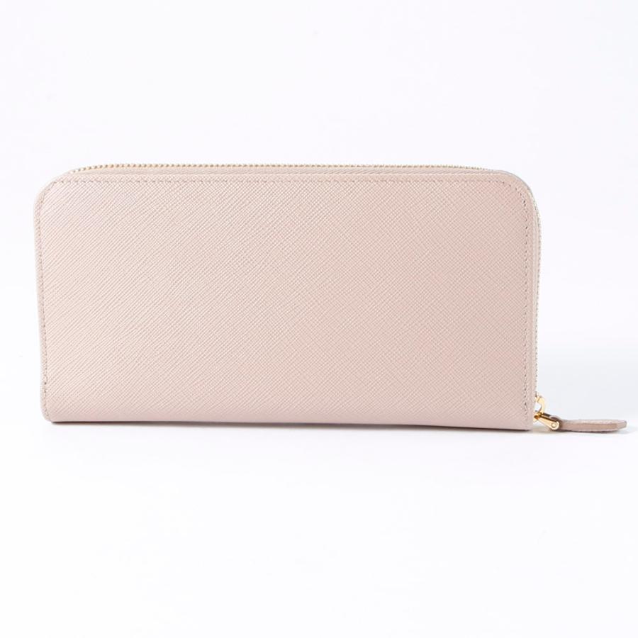 プラダ PRADA SAF.MET ORO サフィアーノメタルオロ ラウンド長財布 1ML506 QWA　フィットハウスの画像