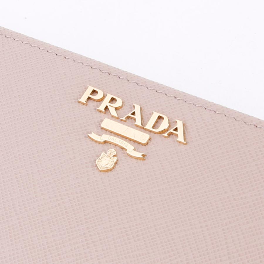 プラダ PRADA SAF.MET ORO サフィアーノメタルオロ ラウンド長財布 1ML506 QWA　フィットハウスの画像