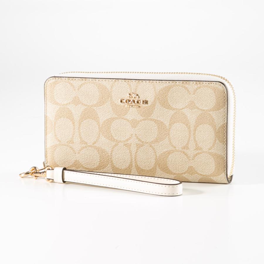 COACH（コーチ） 長財布 シグネチャー アコーディオン ラウンド リスト