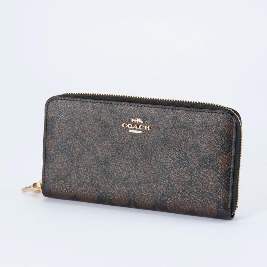 COACH（コーチ） 長財布 シグネチャー アコーディオン ラウンド リスト